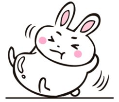 Sumo Rabbit sticker #4751290