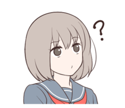 joshi ga hentou sticker #4751434