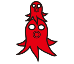 Octopus Viennese Sticker sticker #4752113