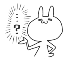 not cat , but rabbit . sticker #4752192
