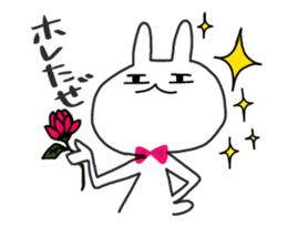 not cat , but rabbit . sticker #4752201