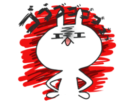 not cat , but rabbit . sticker #4752202