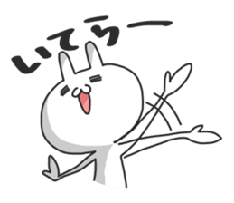 not cat , but rabbit . sticker #4752216