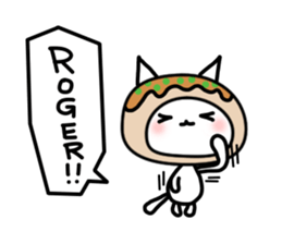 Japanese cat of takoyaki sticker #4752389