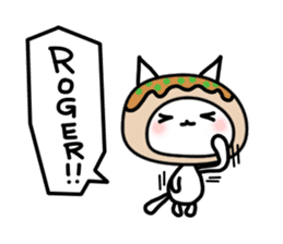 Japanese cat of takoyaki sticker #4752389