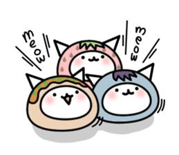 Japanese cat of takoyaki sticker #4752415