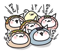 Japanese cat of takoyaki sticker #4752416