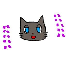 meow the cat sticker #4752710