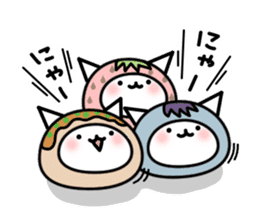 Cat takoyaki sticker #4752762
