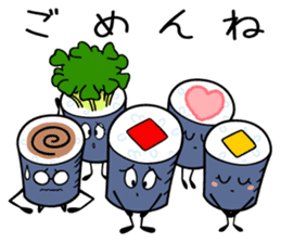 It's a sticker "Sushi-Roll-Kun" sticker #4753469