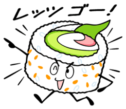 It's a sticker "Sushi-Roll-Kun" sticker #4753497