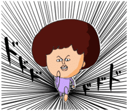 Afro Hair sticker #4754350