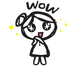 minigirl cute sticker #4754548