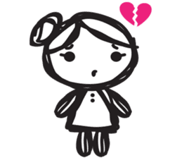 minigirl cute sticker #4754550