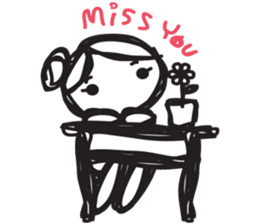 minigirl cute sticker #4754553