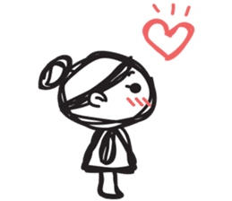 minigirl cute sticker #4754555