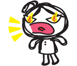 minigirl cute sticker #4754558