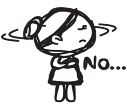 minigirl cute sticker #4754564