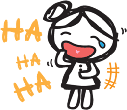 minigirl cute sticker #4754570