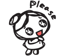 minigirl cute sticker #4754575