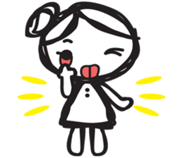 minigirl cute sticker #4754576
