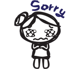 minigirl cute sticker #4754579