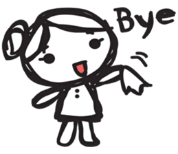 minigirl cute sticker #4754583