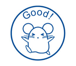 Sticker of the rubber stamp 2 sticker #4754953