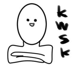 White guyno1 sticker #4755199