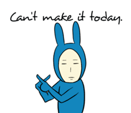 The Blue Guy [ENG] sticker #4755359