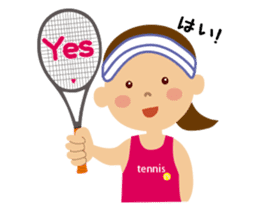 Tennis girls 2nd sticker #4755466