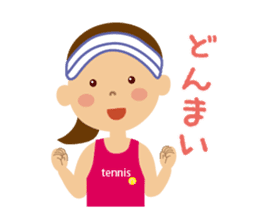 Tennis girls 2nd sticker #4755480