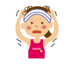 Tennis girls 2nd sticker #4755484
