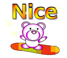 Deco bear (English) sticker #4755504