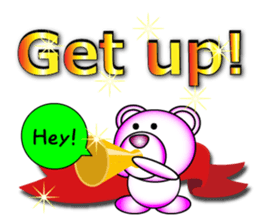 Deco bear (English) sticker #4755520