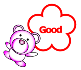 Deco bear (English) sticker #4755538