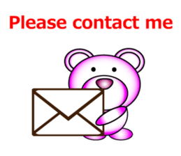 Deco bear (English) sticker #4755543