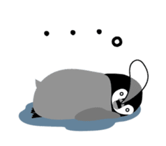 Selfish penguin 1 sticker #4755563