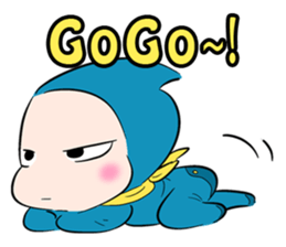 baby ninja (English version) sticker #4757424