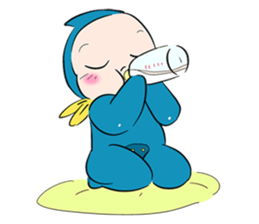 baby ninja (English version) sticker #4757425