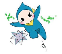 baby ninja (English version) sticker #4757426