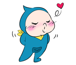 baby ninja (English version) sticker #4757437