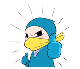 baby ninja (English version) sticker #4757442
