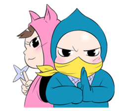 baby ninja (English version) sticker #4757445