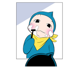 baby ninja (English version) sticker #4757451