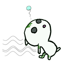 A cat replies calmly. sticker #4757810