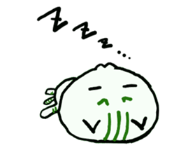 A cat replies calmly. sticker #4757814