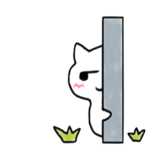 Stylish  pretty cat sticker #4758944