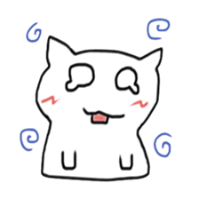 Stylish  pretty cat sticker #4758945