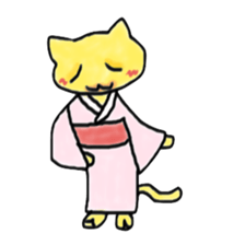 Stylish  pretty cat sticker #4758948